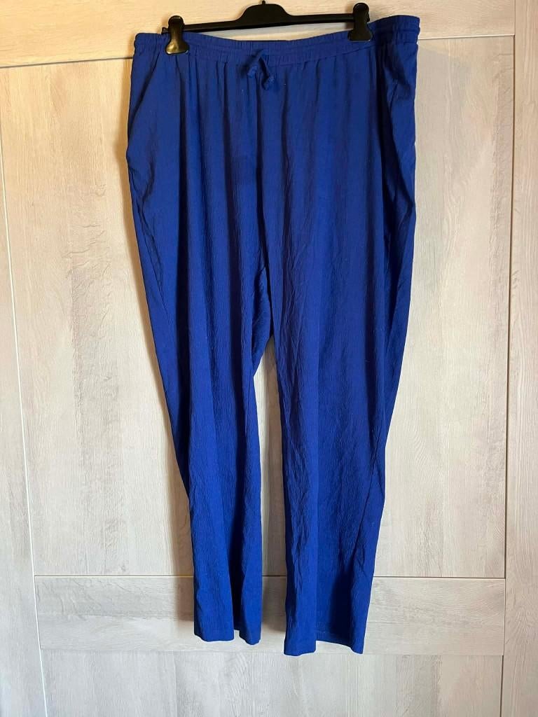 broek blauw msmode rekker xl, Kleding | Dames, Grote Maten, Blauw, Ophalen of Verzenden, MS Mode, Gedragen