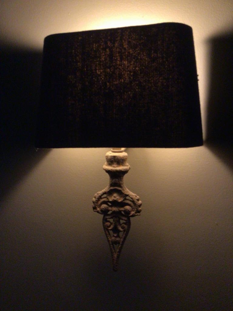 Antieken muurlampen (koppel), Ophalen, Zo goed als nieuw, Stof