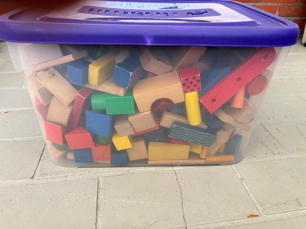 Houten blokjes, Ophalen, Gebruikt, Overige merken