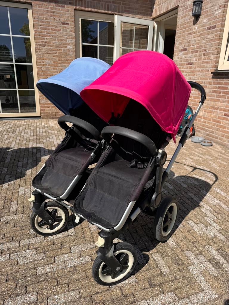 Bugaboo poussette double, Enlèvement, Utilisé, Autres marques, Protection de pluie