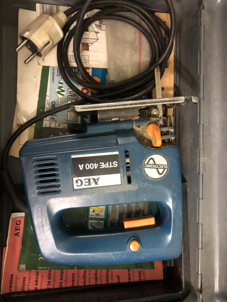 scie sauteuse AEG, Bricolage & Construction, Outillage | Scies mécaniques, Enlèvement, Scie sauteuse