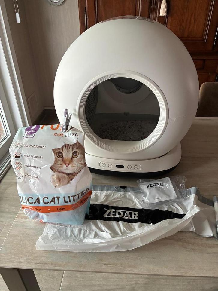 Zedar K1200 zelfreinigende kaatenbak, Dieren en Toebehoren, Kattenbakken, Zo goed als nieuw, Zelfreinigend, Ophalen
