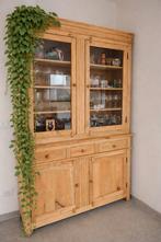 Barkast/vitrinekast mangohout massief, Huis en Inrichting, Kasten | Buffetkasten, Ophalen