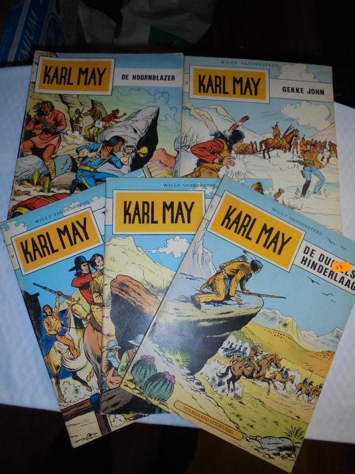 Strips Karl May, Boeken, Stripverhalen, Gelezen, Meerdere stripboeken, Ophalen of Verzenden