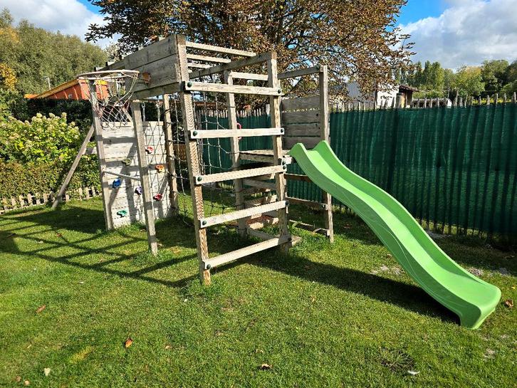 Klim en speeltoestel ActionArena XL met schommels & glijbaan, Kinderen en Baby's, Speelgoed | Buiten | Speeltoestellen, Zo goed als nieuw