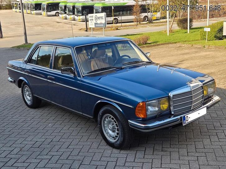 Mercedes 280E (W123) Oldtimer (Full Option) 100% Original, Autos, Mercedes-Benz, Particulier, Classe E, ABS, Air conditionné, Bluetooth
