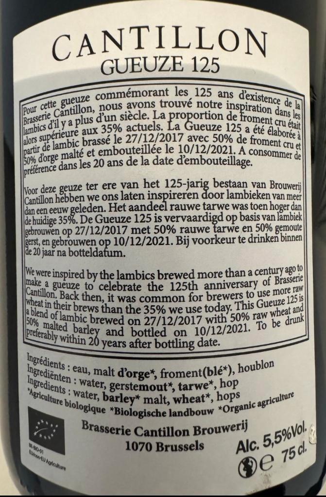 Cantillon Gueuze 125, Verzamelen, Biermerken, Ophalen