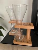 Kwak glazen pauwels met houder, Verzamelen, Ophalen, Zo goed als nieuw