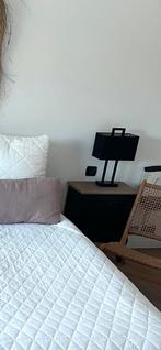 Bedtafeltjes zwart/eik (prijs 2 stuks), Huis en Inrichting, Ophalen, Zo goed als nieuw