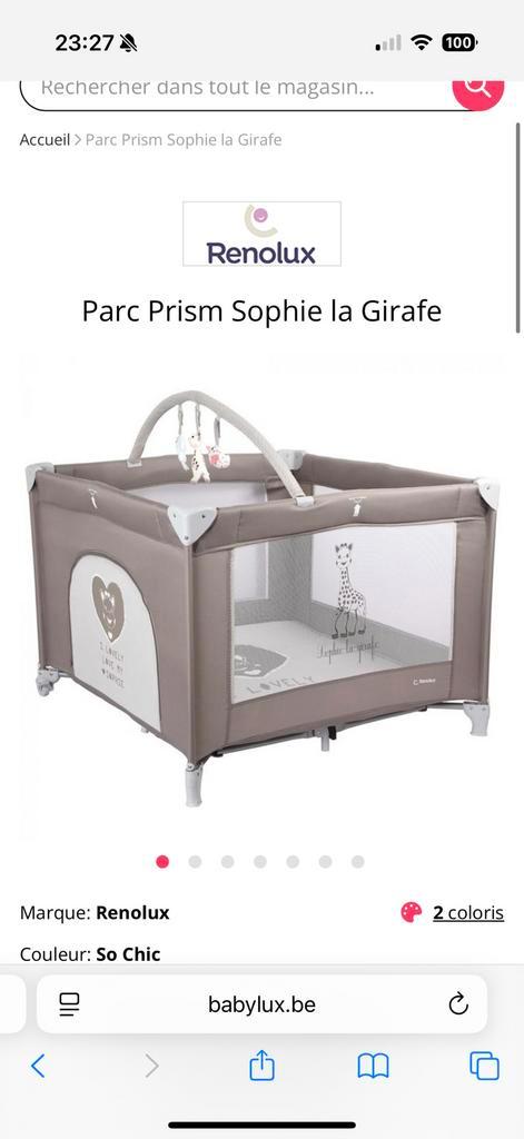 Parc Sophie La Girafe, Kinderen en Baby's, Babywiegjes en Ledikanten, Zo goed als nieuw, Ophalen