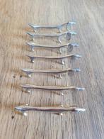 Ensemble de 7 porte couverts en métal argenté, Enlèvement ou Envoi, Argent