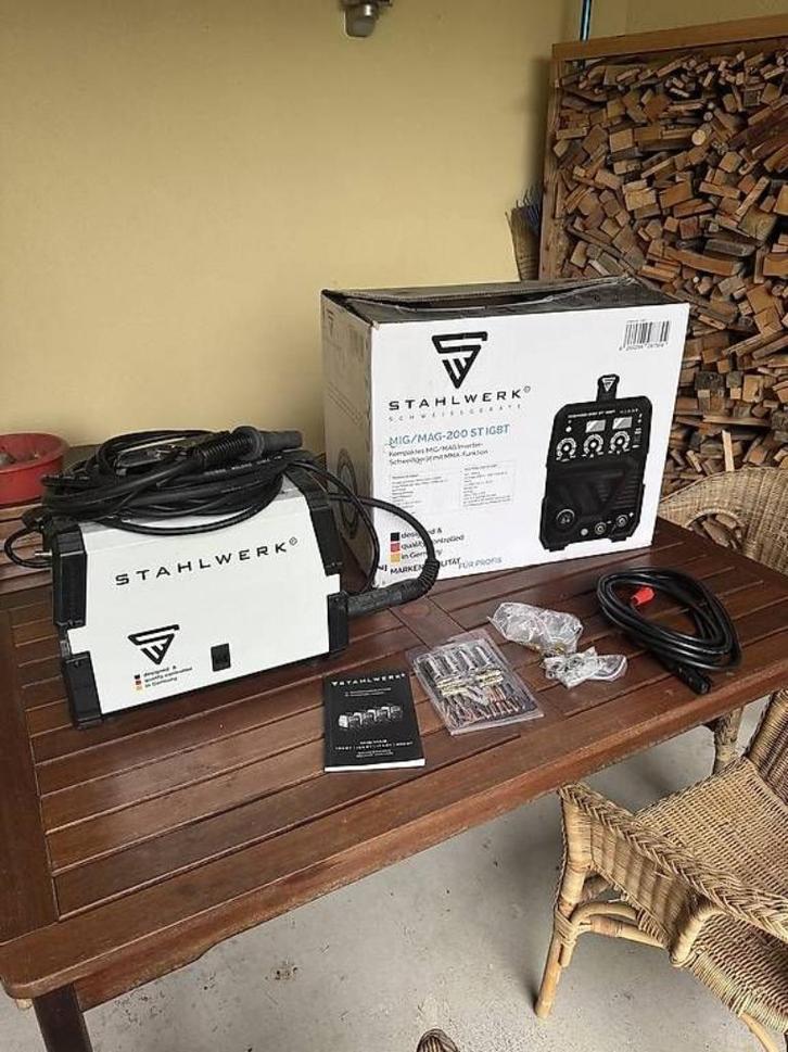 Stahlwerk MIG MAG 200 ST IGBT, Doe-het-zelf en Bouw, Gereedschap | Lasapparaten, Zo goed als nieuw, Overige typen, 250 ampère