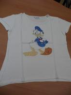 T-shirt Donald Duck uit Disneyland Parijs, Ophalen of Verzenden, Gedragen, Maat 42/44 (L), Wit