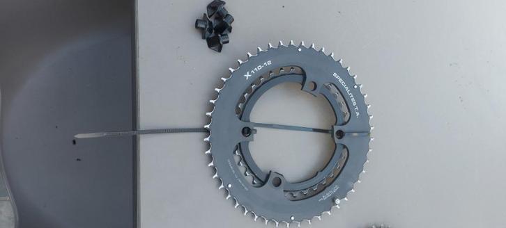 Miche cassette en kettingblad vooraan, Fietsen en Brommers, Fietsonderdelen, Gebruikt, Racefiets, Derailleur of Ketting, Ophalen