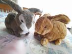 2 knuffels: konijnen, Comme neuf, Enlèvement ou Envoi