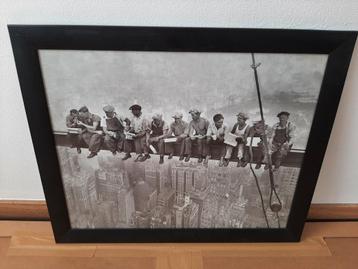 "Staal arbeiders" zwarte kader foto zwart/wit. Nieuw beschikbaar voor biedingen