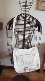 Sac blanc besace bandoulière, Ophalen of Verzenden, Gebruikt, Wit