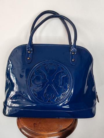 CHRISTIAN LACROIX Grote marineblauwe tas van imitatieleer  beschikbaar voor biedingen
