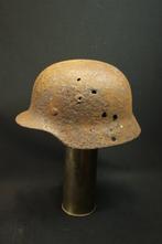 WO2 Duitse helm bodemvondst, Verzamelen, Ophalen of Verzenden