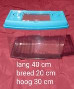 grote plastic visbak 40 cm lang en 20 cm breed en 30 cm hoog, Dieren en Toebehoren, Ophalen, Nieuw, Leeg aquarium