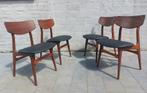 4 vintage design "Stavanger" stoelen, Louis van Teeffelen, Ophalen of Verzenden