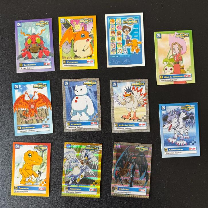 Vintage Digimon speelkaarten (anno 2000), Hobby en Vrije tijd, Verzamelkaartspellen | Overige, Gebruikt, Losse kaart, Ophalen of Verzenden