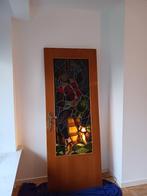 Deur met ingewerkt glas van kunstenaar Leo Vingerhoets, Ophalen