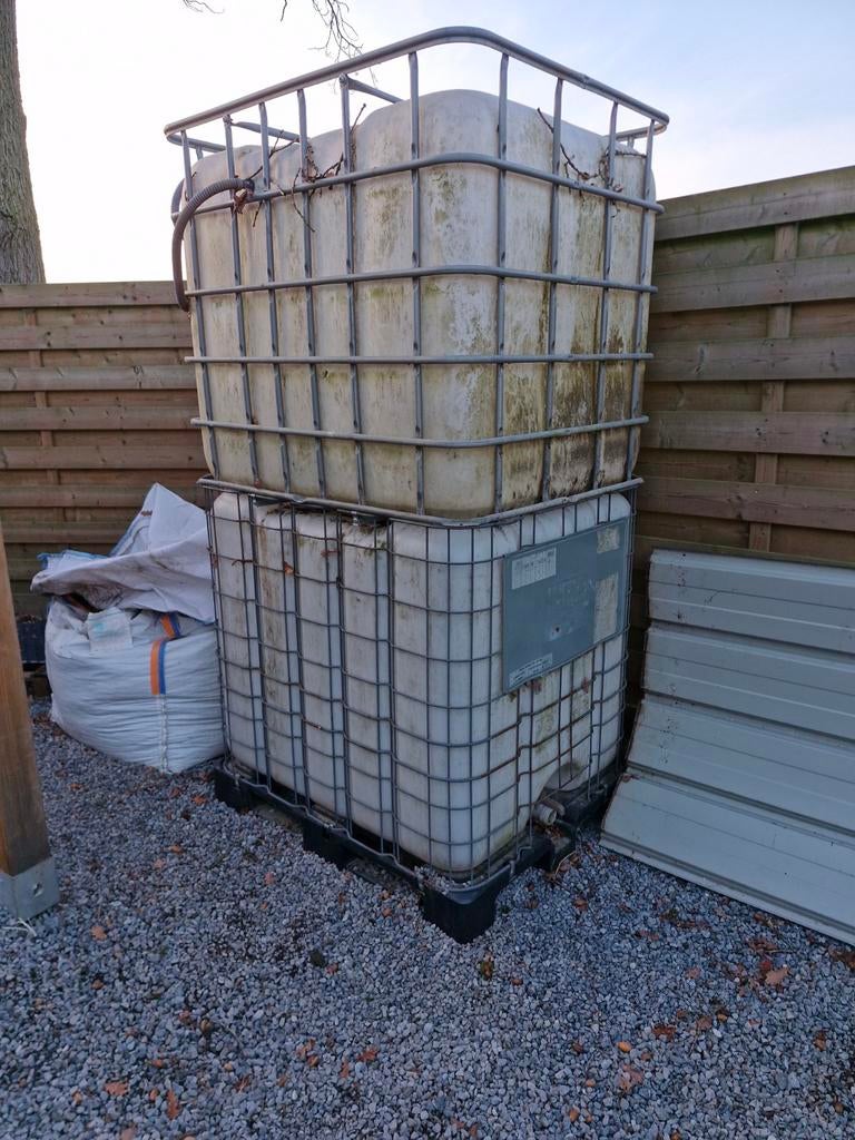 3x IBC vaten - 1000l vaten, Ophalen