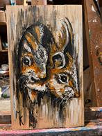 Schilderij op hout eekhoorntjes Mk Art, Ophalen