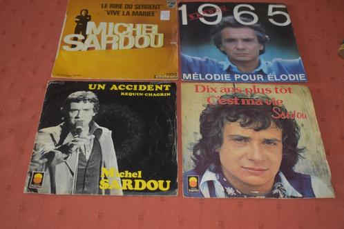 45t's met franse chansons en franstalige uitvoerders,, Cd's en Dvd's, Vinyl | Latin en Salsa, Zo goed als nieuw, Overige formaten