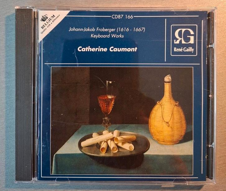 Cd. Froberger. Keyboard Works. (RG, Catherine Caumont)., Cd's en Dvd's, Cd's | Klassiek, Zo goed als nieuw, Ophalen of Verzenden