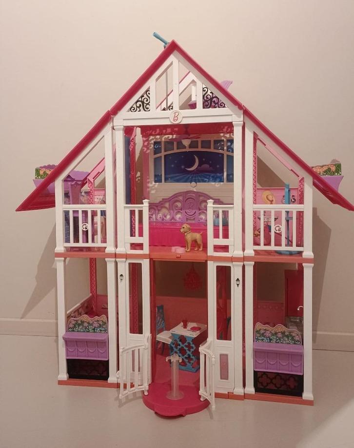 Barbiehuis, Kinderen en Baby's, Speelgoed | Overig, Gebruikt, Meisje, Ophalen