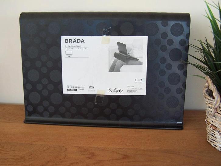 Support pour ordinateur portable ou livre (noir), Informatique & Logiciels, Tables d'ordinateur portable, Comme neuf, Enlèvement ou Envoi