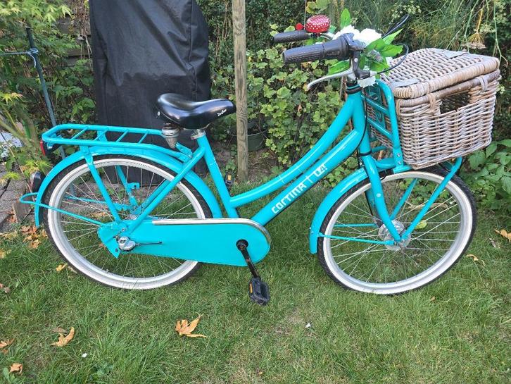 Meisjesfiets Cortina U4, mini 24 inch,3v,Naafdynamo met mand, Fietsen en Brommers, Fietsen | Meisjes, Zo goed als nieuw, 24 inch