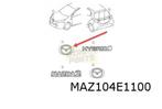 Mazda 2 Hybrid (2/22-) Embleem logo "Mazda" voorzijde Origin, Verzenden, Nieuw, Mazda