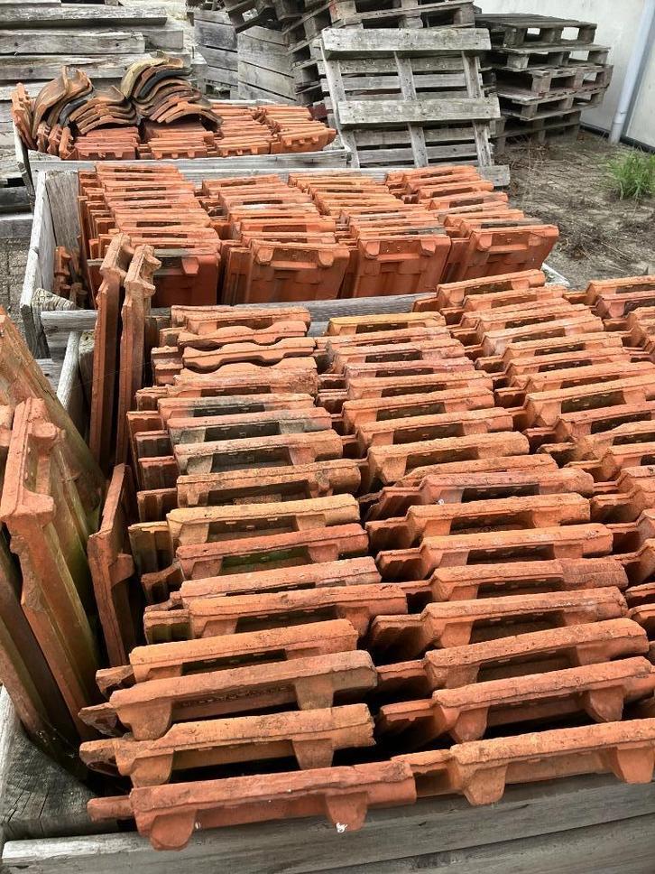 TTR rode dakpannen, Doe-het-zelf en Bouw, Dakpannen en Dakbedekking, Gebruikt, Dakpannen, Overige materialen, Rood, 15 m² of meer