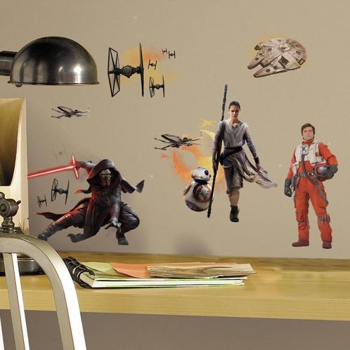 15 Star Wars Muurstickers Roommates - Van 24,95 voor 14,95, Enfants & Bébés, Chambre d'enfant | Aménagement & Décoration, Neuf