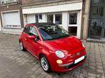 Fiat 500c Cabriolet 0.9i Benzine Airco Gekeurd met carpass, Auto's, Voorwielaandrijving, Lederen bekleding, Cabriolet, 875 cc