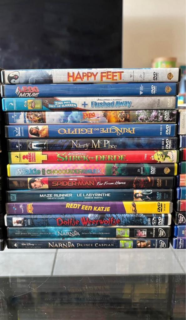 Allerlei kinderfilms, Cd's en Dvd's, Dvd's | Tekenfilms en Animatie, Zo goed als nieuw, Overige soorten, Tekenfilm, Alle leeftijden