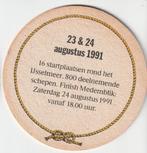 BIERKAART   AMSTEL     23 & 24   1991  MET  achterkant, Collections, Marques de bière, Sous-bock, Amstel, Envoi, Neuf