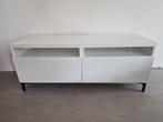 TV-kast Ikea Besta wit met zwarte pootjes, Huis en Inrichting, Ophalen, Zo goed als nieuw