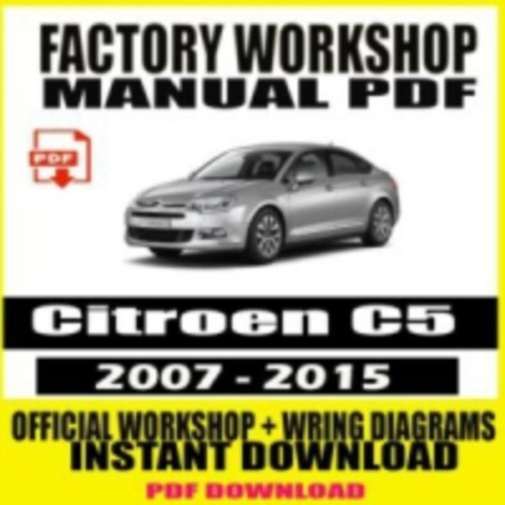 CITROEN WORKSHOP REPAIR MANUAL PDF DOWNLOAD, Auto diversen, Handleidingen en Instructieboekjes, Ophalen of Verzenden