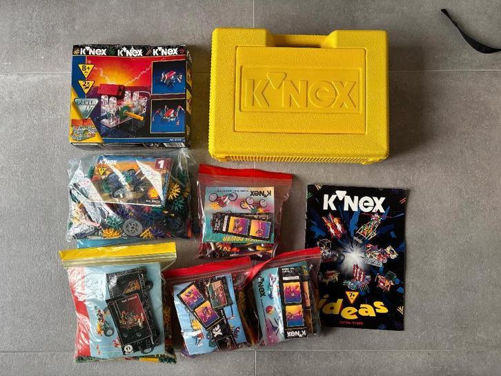 K'NEX verschillende sets + ideeënboek, Kinderen en Baby's, Speelgoed | Bouwstenen, Gebruikt, K'nex, Ophalen