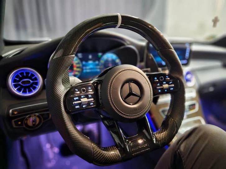 Mercedes AMG carbon stuur leer sportief AMG, Auto-onderdelen, Besturing, Mercedes-Benz, Nieuw, Ophalen of Verzenden