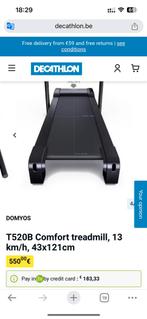 DOMYOS T520B Comfort treadmill, 13 km/h, 43x121cm, Ophalen, Zo goed als nieuw