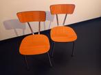 2 seventies stoelen, Ophalen, Gebruikt