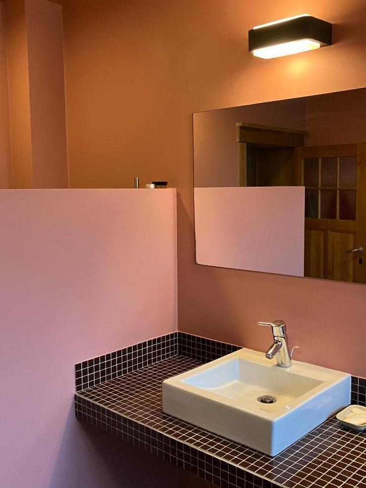 Overschot SIKKENS verf (Oud roze), Doe-het-zelf en Bouw, Verf, Beits en Lak, Zo goed als nieuw, Verf, 5 tot 10 liter, Roze, Ophalen