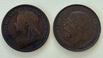 2 x 1 Penny (1895 et 1917), Enlèvement ou Envoi, Monnaie en vrac