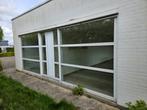 XXL aluminium  raam met 2 deuren en zonnewering, Bricolage & Construction, Volets, Comme neuf, Enlèvement, Blanc