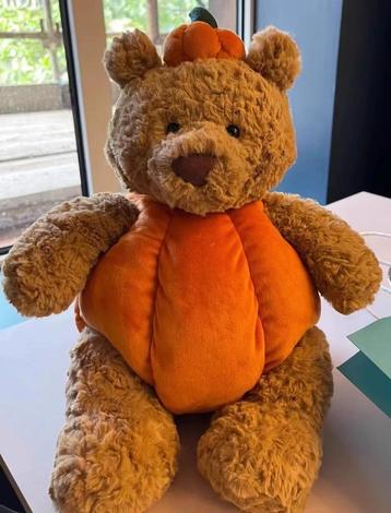 Jellycat Bartholomew Bear Pumpkin knuffel - Nieuw beschikbaar voor biedingen